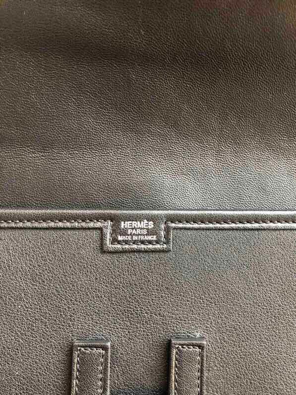 에르메스 지제 엘란29 블랙 스위프트 송아지가죽 내부 양가죽